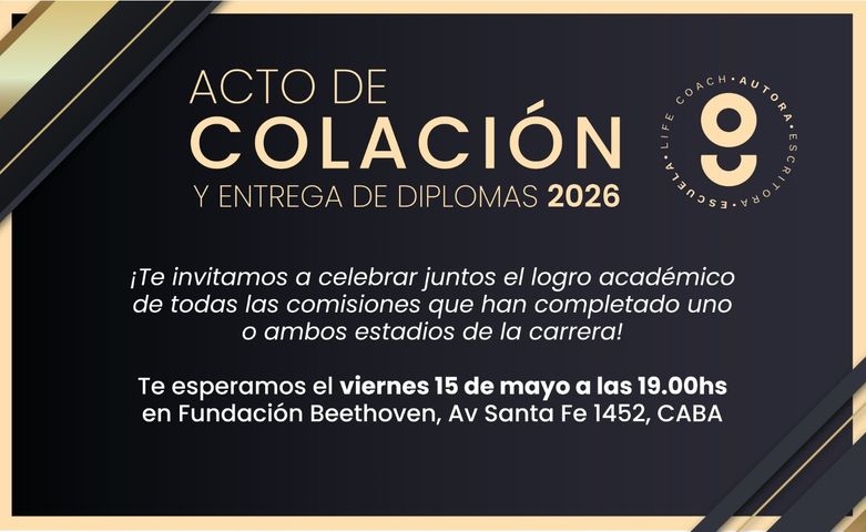 Colación de grado 2026 Escuela de Coaching
