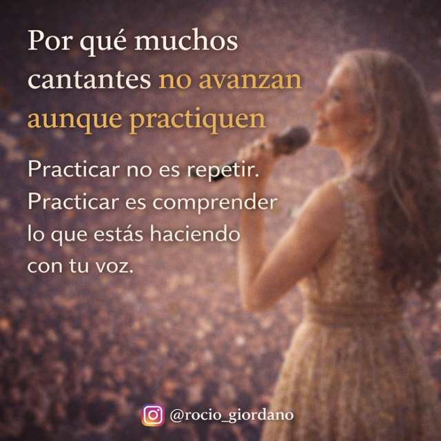Por qué muchos cantantes no avanzan aunque practiquen