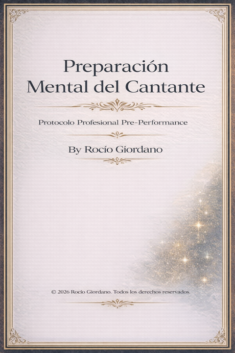 Planner del Cantante + Preparación Mental By Rocío Giordano