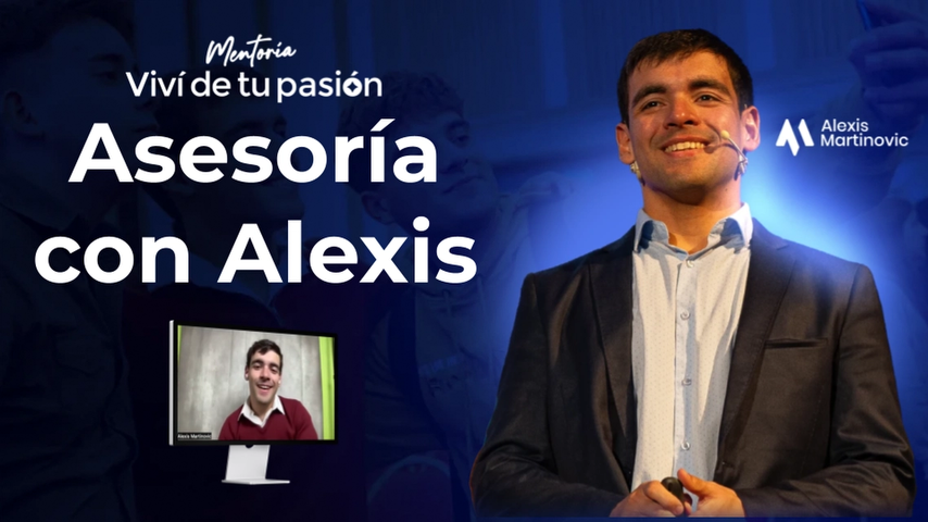 Asesoría 1 a 1 con Alexis (90 minutos)