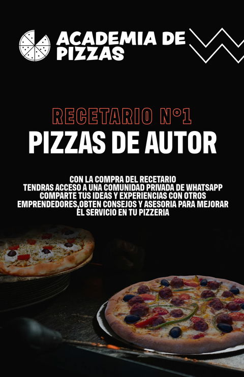 Recetario N°1  -  Pizzas de autor