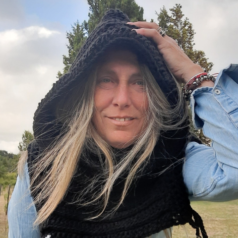 COMBO CAPUCHA CROCHET