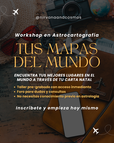 Workshop: Astrocartografía: Tus mapas del mundo 