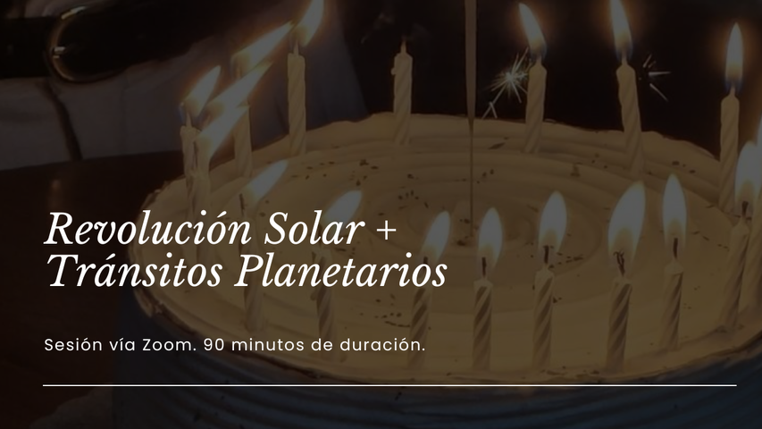 Revolución Solar + Tránsitos Planetarios (versión completa)