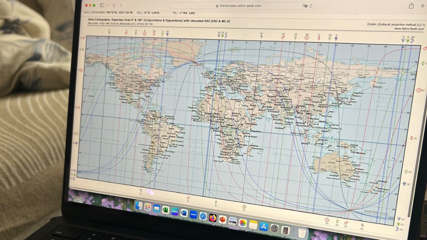 Astrocartografía + Relocación