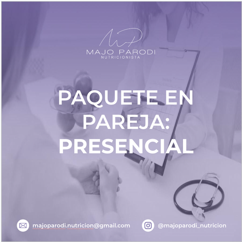 Paquete en pareja: PRESENCIAL