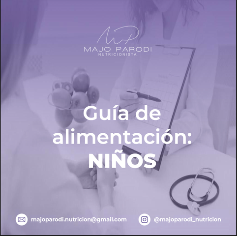 Guía de alimentación en Niños 