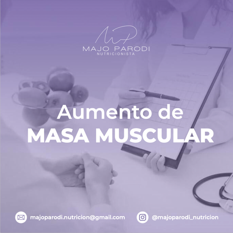 Guía: Aumento de masa muscular