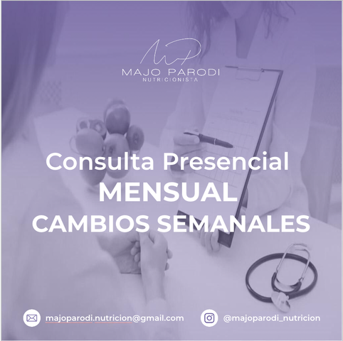 Consulta Presencial - Mensual con cambios semanales