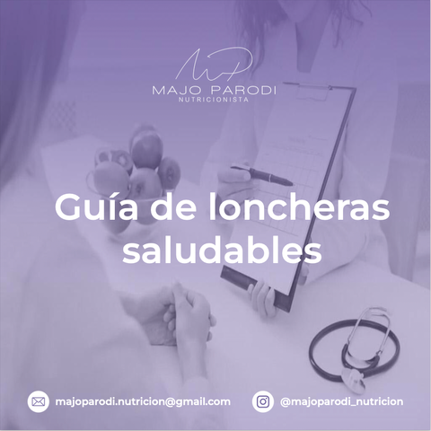 Guía: Loncheras Saludables 