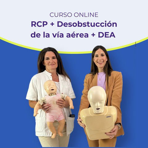 CURSO DE RCP, DESOBSTRUCCIÓN DE LA VÍA AÉREA  Y MANEJO DEL DESFIBRILADOR EXTERNO AUTOMÁTICO (DEA)