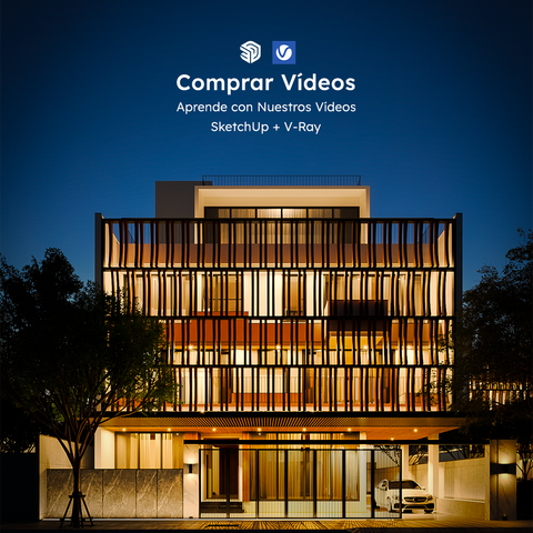 Online SketchUp + V-Ray + Photoshop con I.A 