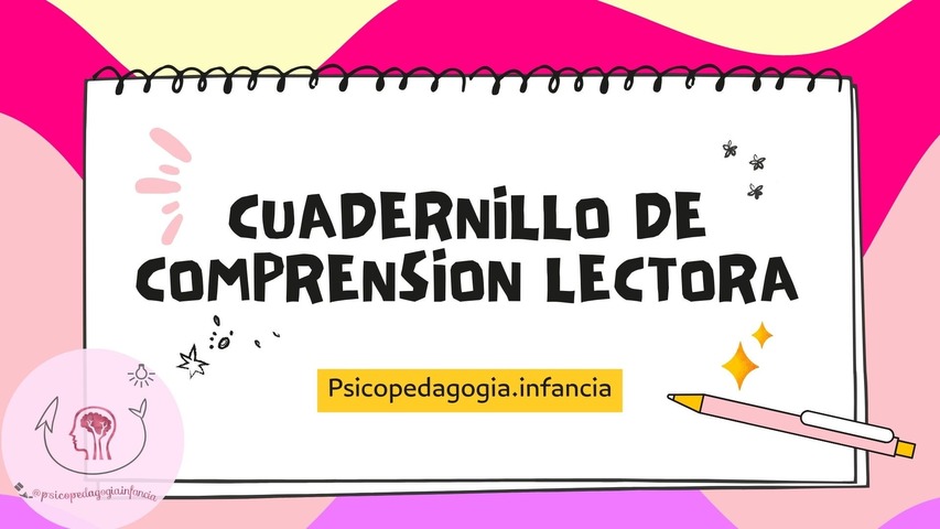 Cuadernillo de comprensión lectora 