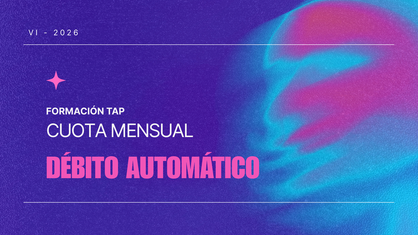 Formación 2026 - VI - Cuota Mensual - Débito Automático