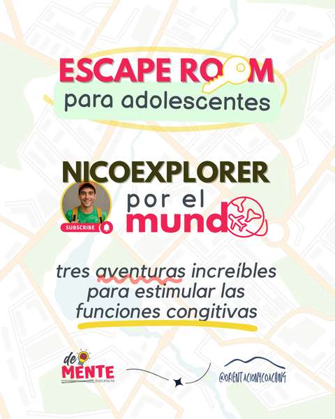 CUADERNILLO ESCAPE ROOM PARA ADOLESCENTES - NicoExplorer por el mundo!