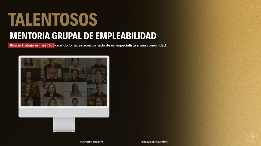 MENTORIA GRUPAL DE EMPLEABILIDAD - TALENTOSOS