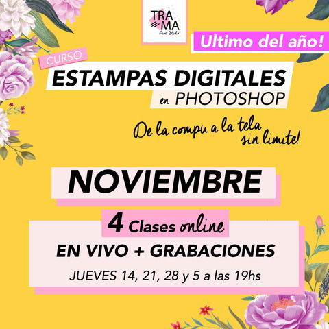 ESTAMPAS DIGITALES en Photoshop NOVIEMBRE -ULTIMO del AÑO