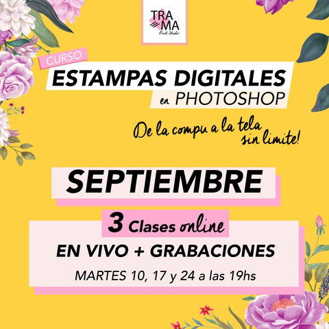 ESTAMPAS DIGITALES en Photoshop SEPTIEMBRE