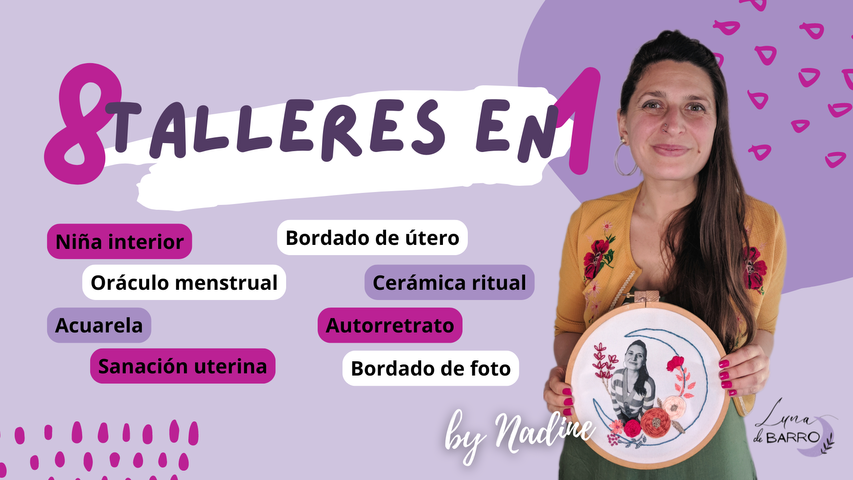 8x1! Combo de talleres de Arteterapia y Ciclicidad para mujeres