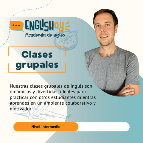 Clases grupales nivel intermedio miércoles 18:30/lunes 19:00. La clase de prueba gratuita! 