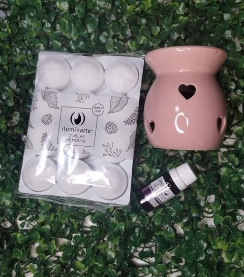 Hornito Corazón + Velas + Esencia