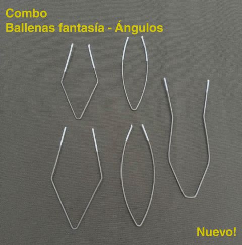 NUEVO - Combo ballenas fantasía ángulos