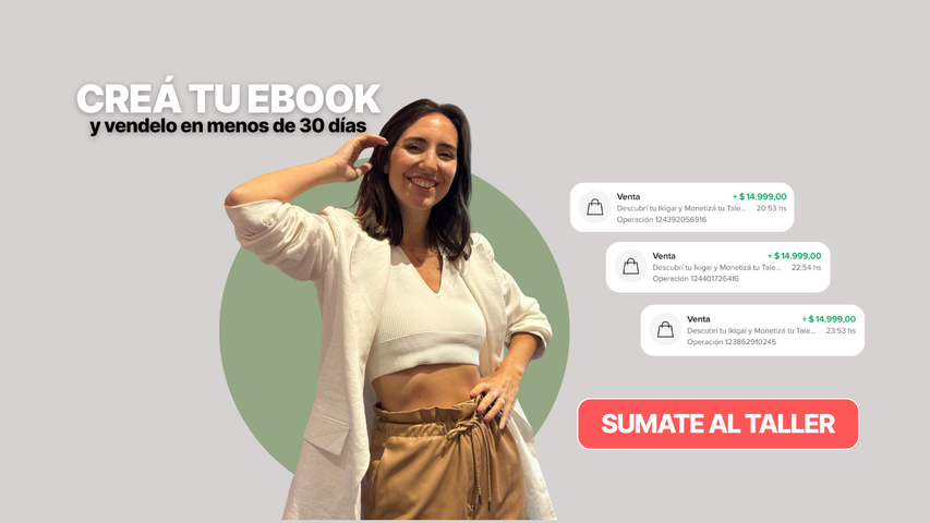 Creá tu ebook y vendelo en 30 días 💸