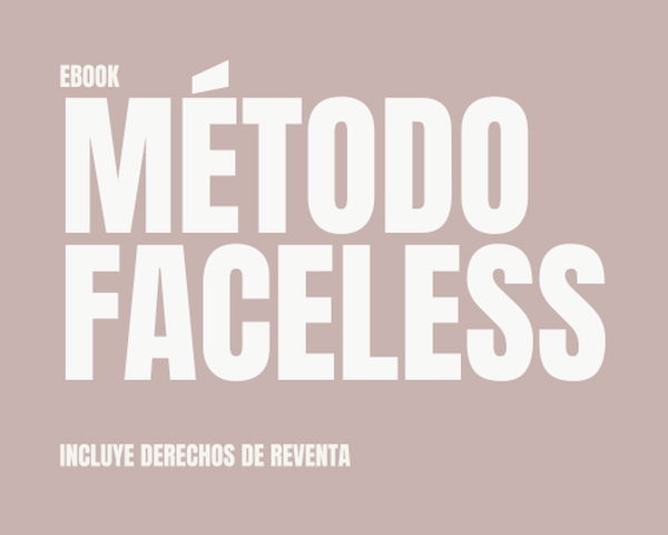 E-book: Método Faceless