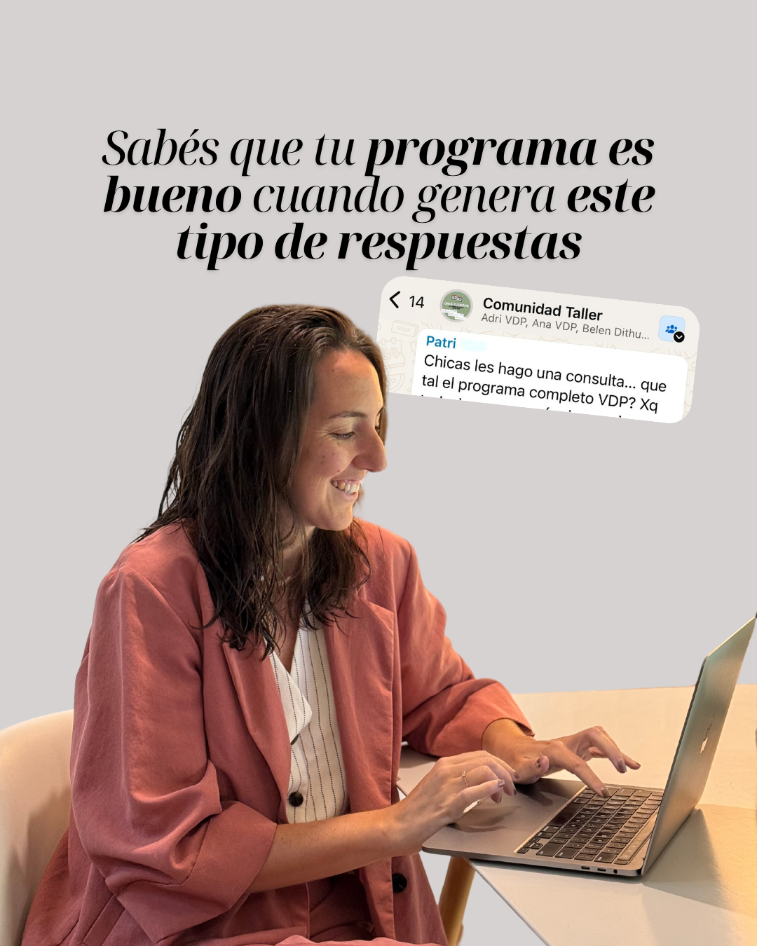 Historias y resultados reales de alumnas de Viví de tu Pasión