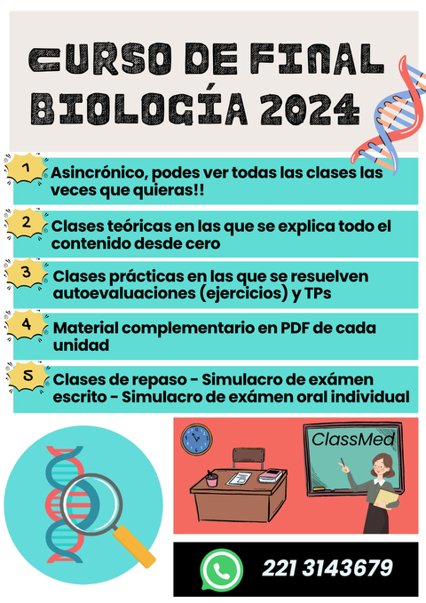 Curso de Final Biologia 2025