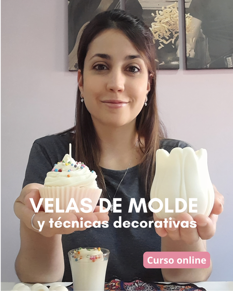 VELAS DE MOLDE, VELAS GOURMET Y TÉCNICAS DECORATIVAS