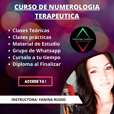 Curso 100 % Grabado de Numerologia Terapéutica 