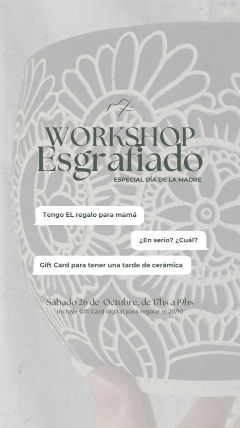 Workshop de Esgrafiado