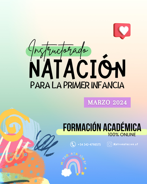 Instructorado en Natación para la primer infancia
