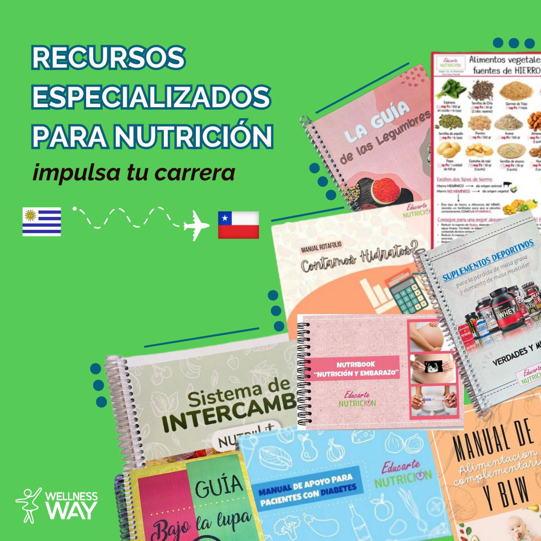 Materiales para nutricionistas, coach nutricionales o entrenadores