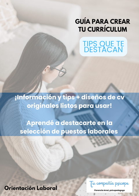 ¡Armá así tu currículum para que te contraten!