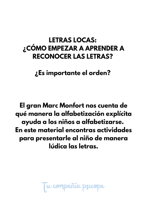 ALFABETIZACIÓN 