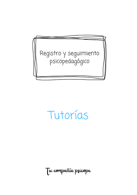 Tutorías, registro y seguimiento de consultantes.