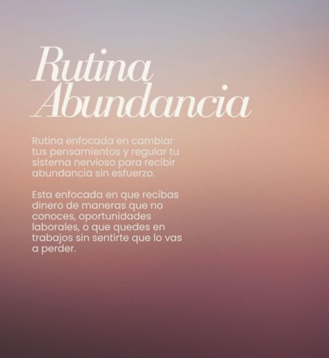 Rutina Flex Abundancia