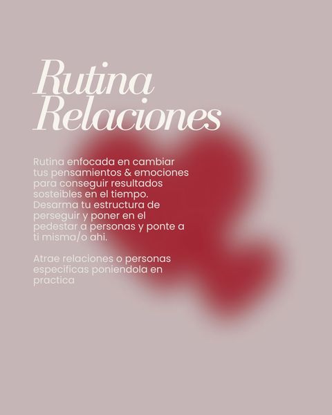 Rutina Flex PE/Relaciones Sanas