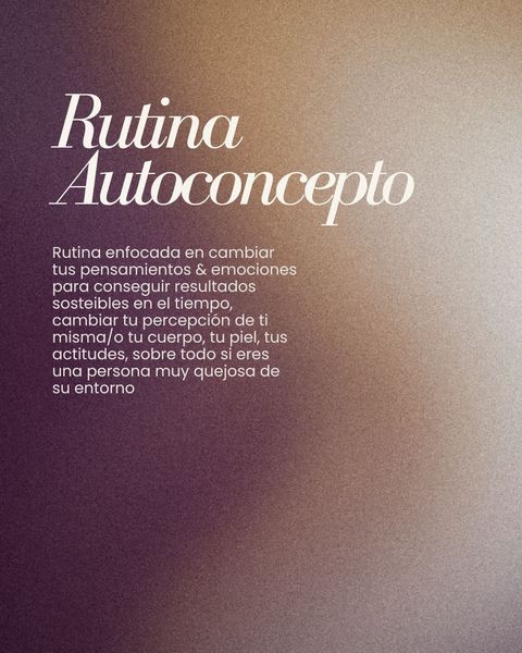 Rutina Flex/Autoconcepto