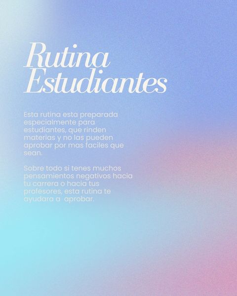 Rutina Flex para Estudiantes 