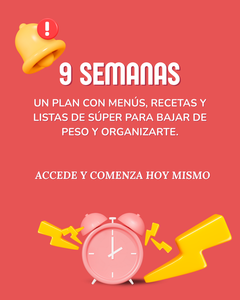 PLAN 9 SEMANAS 40% OFF