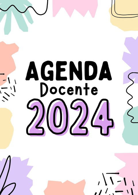 Agenda Colores, hojas de notas