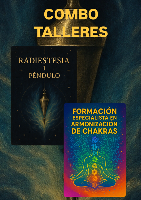Combo Taller de uso del Péndulo + Armonización de Chakras