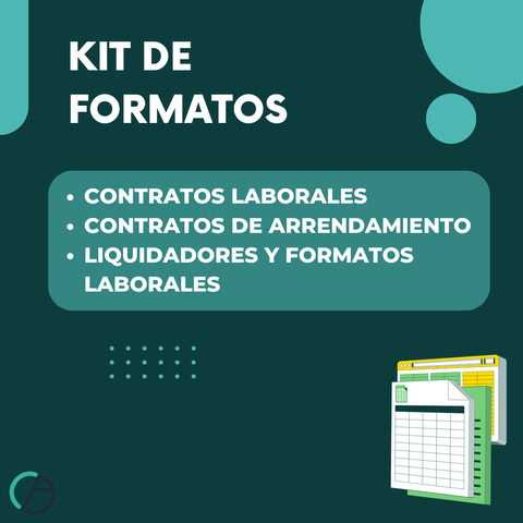 KIT DE 32 FORMATOS ADMINISTRATIVOS