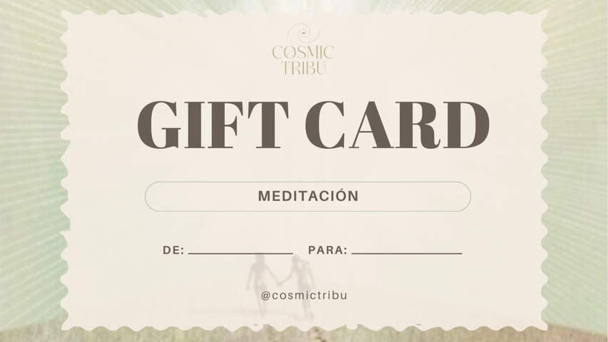 Gift card Meditación