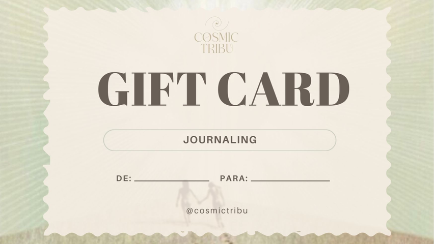 Gift card Journaling