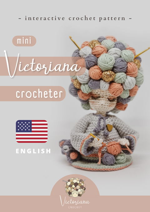 Interactive Pattern Mini Victoriana Crocheter (English)