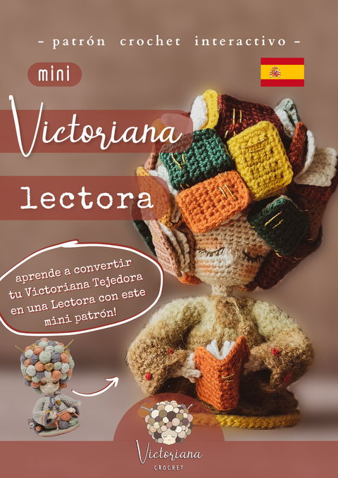 Patrón Interactivo Mini Victoriana Lectora (Español)